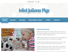 Tablet Screenshot of mijulianapig.com